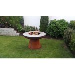 Barbecue brasero en acier  Nero Hauteur 84 cm Diamètre 102 cm. – Image 4