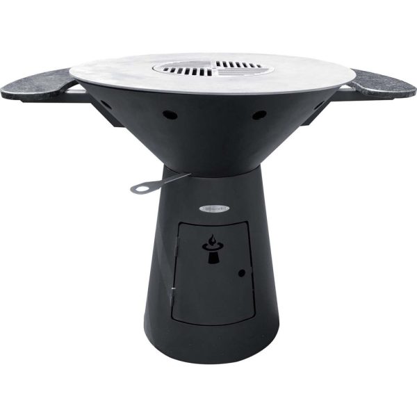 Barbecue brasero en acier Phoenix Hauteur 89 cm Diamètre 79 cm.