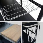 Barbecue au gaz D'Artagnan cuisine extérieure 5 brûleurs évier planche thermomètre ustensiles – Image 5