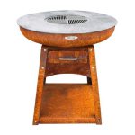 Barbecue brasero en acier Zelos Hauteur 87 cm Diamètre 102 cm. – Image 2