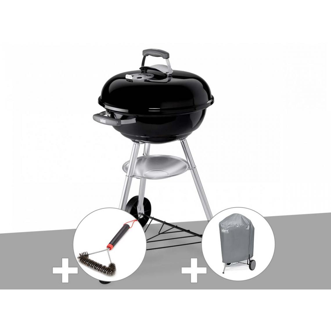 barbecue-weber-compact-kettle-47-cm-brosse-housse-8778841-23199651_1140x1140.jpg Barbecue Weber Compact Kettle 47 cm + Brosse + Housse – Image 1