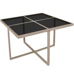 Salon de jardin encastrable avec coussins 9 pcs Rotin Beige – Image 6