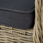 Salon de jardin rotin résine tressé synthétique 4 places marron naturel 2108106 – Image 6