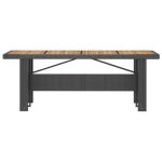 vidaXL Ensemble à dîner d'extérieur 11pcs avec coussins Résine tressée – Image 5