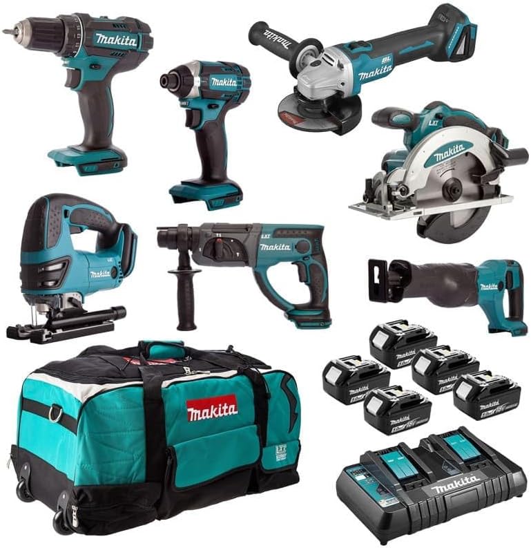 pack image Pack 7 machines DLX7019TX1 MAKITA ( DDF486 + DTD153 + DGA504 + DJV182 + DHS660 + DKP181 + DTM52 ) – Image 1